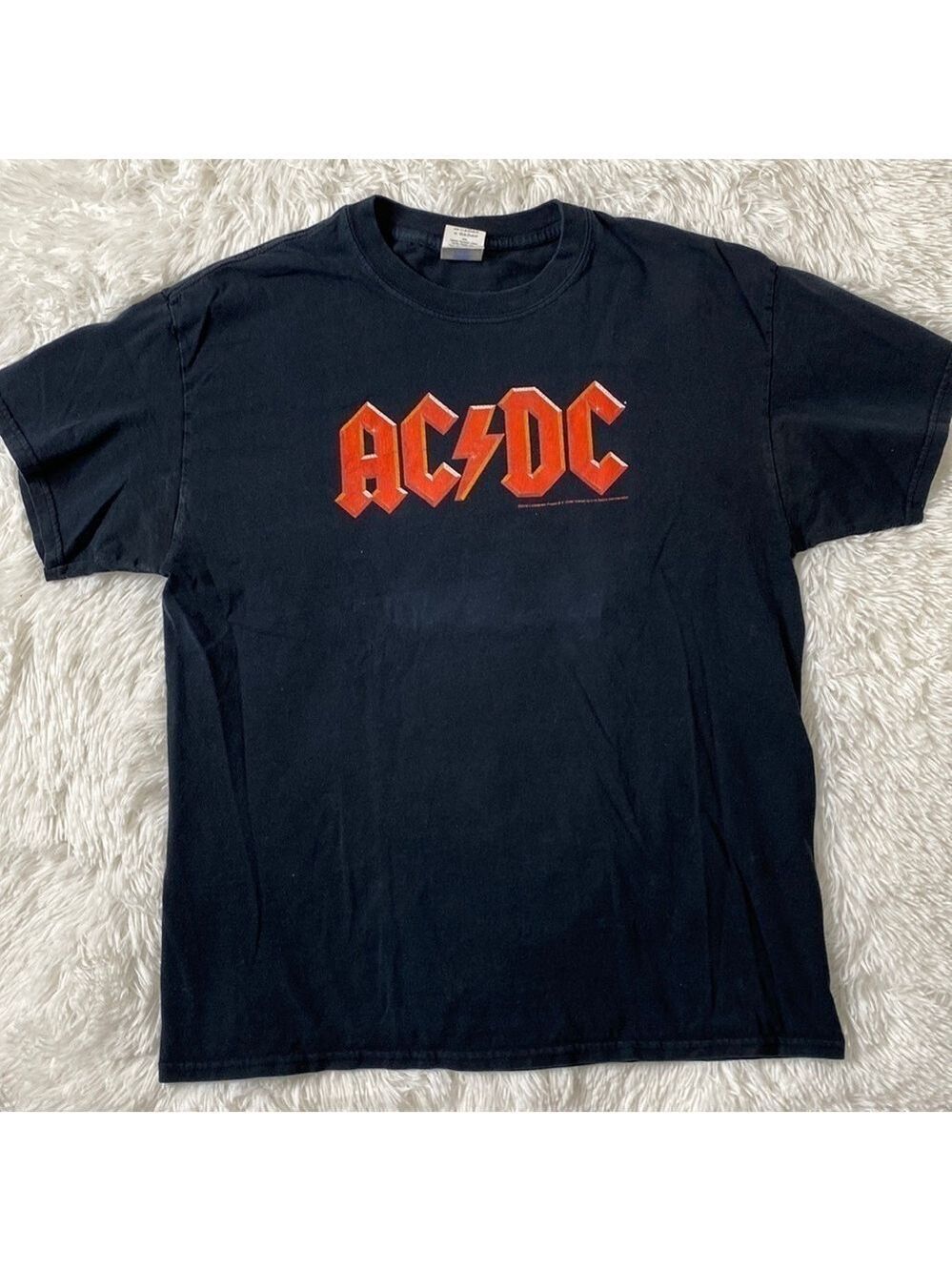 AC/DC 2009 vintage black band-Concert T-shirt
